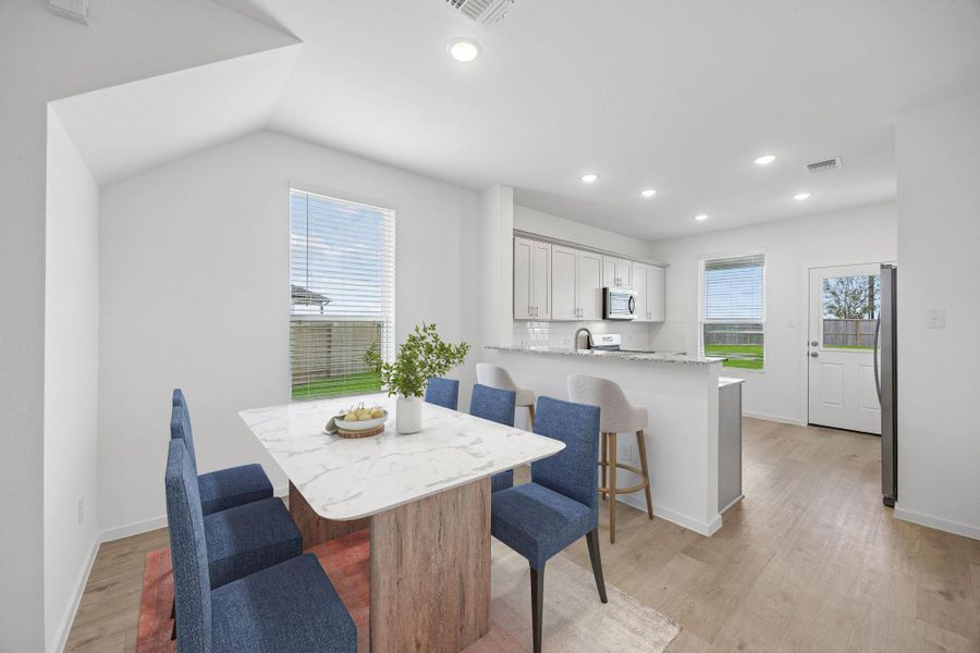 Furnished interior view inside a new home in Stokesbury, Waller (Image 8).