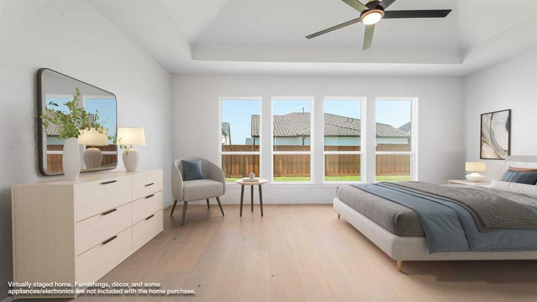 Furnished interior view inside a new home in Fields 60', Frisco (Image 7).