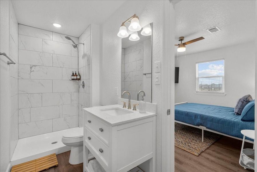 Furnished interior view inside a new home in , Surfside Beach (Image 26). Furnished interior view inside a new home in , Surfside Beach (Image 26).