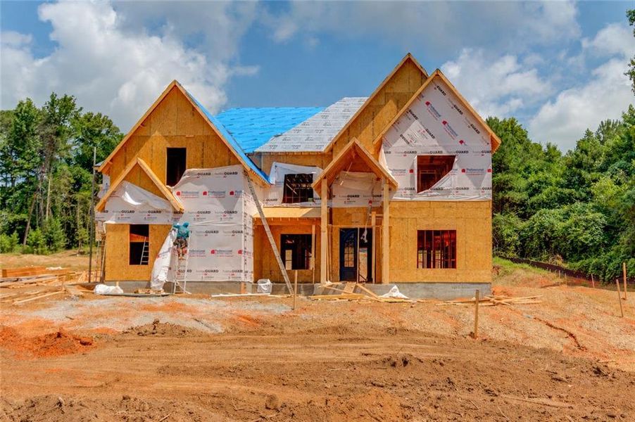 In-progress construction of a new home in , Buford, GA (Image 2). In-progress construction of a new home in , Buford, GA (Image 2).