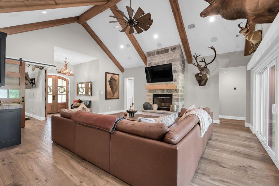 Furnished interior view inside a new home in , Montgomery (Image 6). Furnished interior view inside a new home in , Montgomery (Image 6).