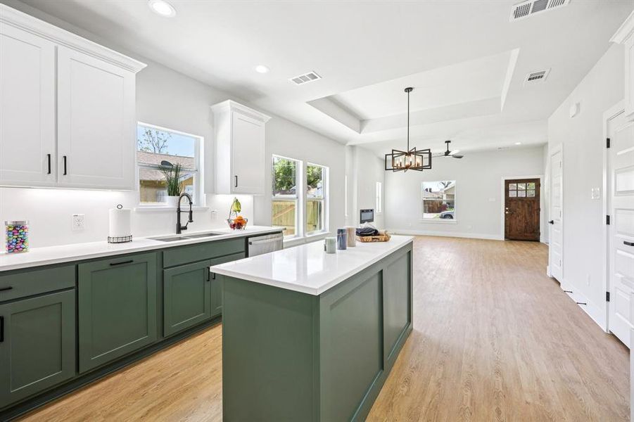 Furnished interior view inside a new home in , Dallas (Image 9).