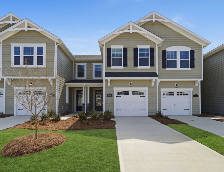 Front exterior of a new home in Arbor Chase, Clover, SC, highlighting curb appeal (Image 1). Front exterior of a new home in Arbor Chase, Clover, SC, highlighting curb appeal (Image 1).