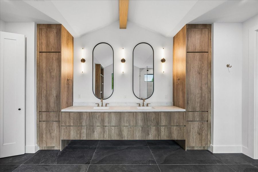 Furnished interior view inside a new home in , Houston (Image 17).