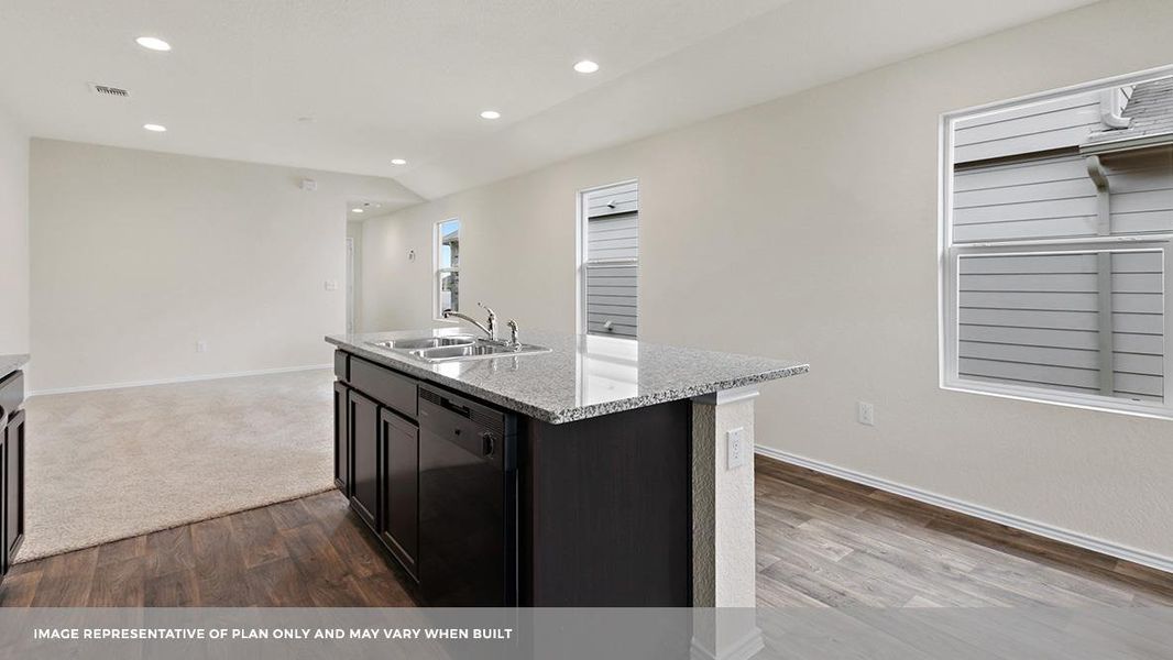 Furnished interior view inside a new home in Carillon, Manor (Image 9).