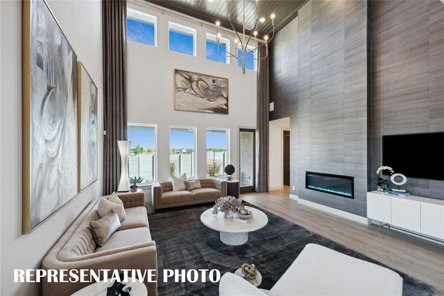 With living areas that feature outstanding space and style, come find your dream home in Painted Tree Woodlands West!  REPRESENTATIVE PHOTO OF MODEL HOME