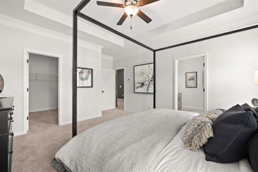 Furnished interior view inside a new home in Jameson Towns, Villa Rica (Image 5).