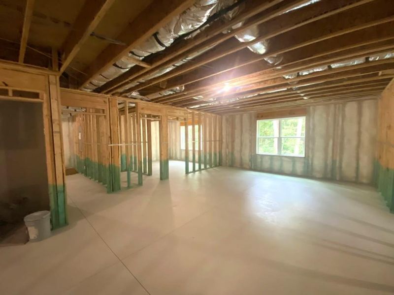 In-progress construction of a new home in White Post on Lake Lanier, Gainesville, GA (Image 31).