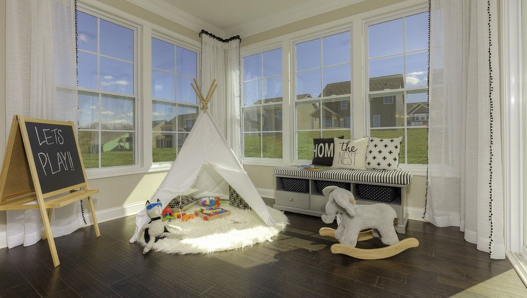 Representative furnished interior of a home built from the Verwood by D.R. Horton in Chumley Estates, Reidville (Image 26).