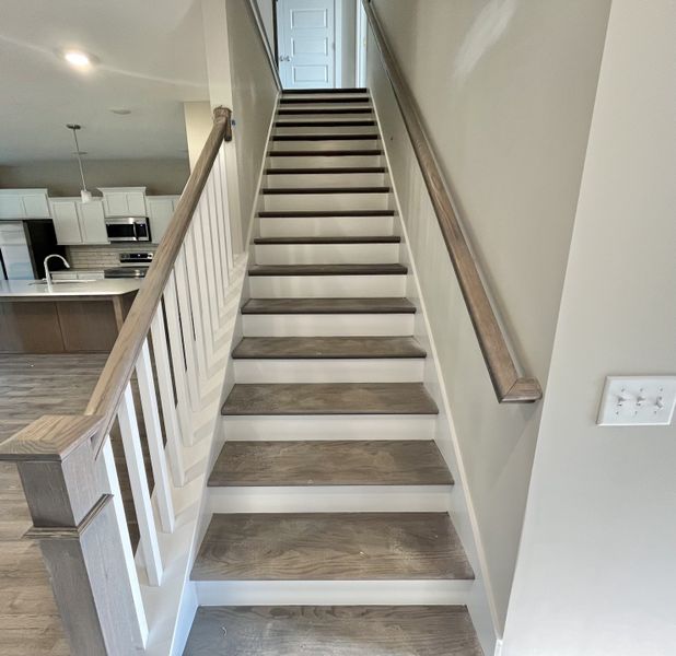 Stock. Hardwood stairs for the win Stock. Hardwood stairs for the win
