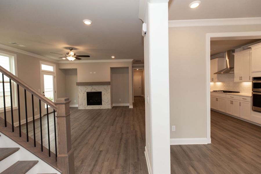 Representative unfurnished interior of a home built from the The Charleston by The Providence Group in Aberdeen, Hoschton (Image 31).