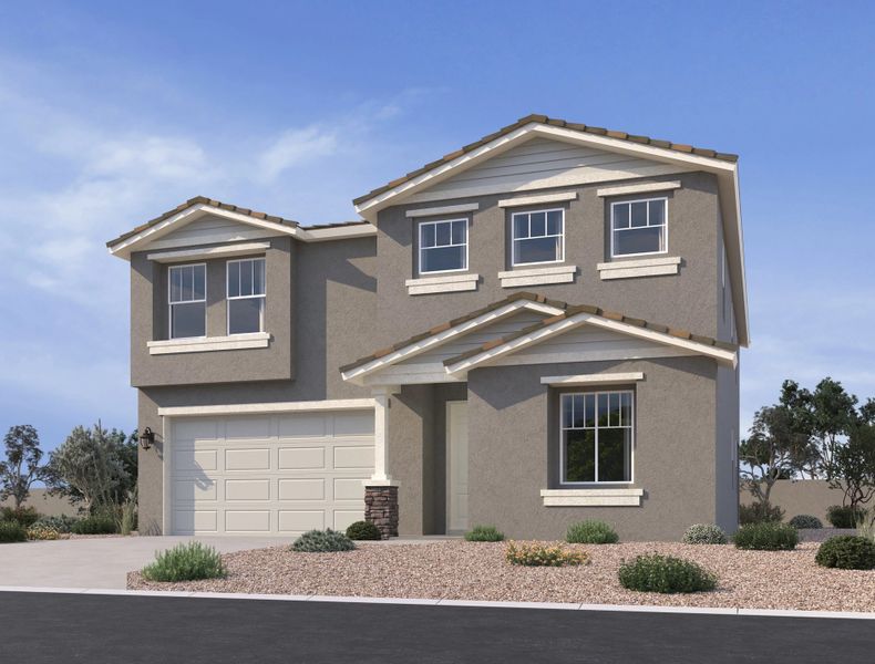 Exterior elevation rendering