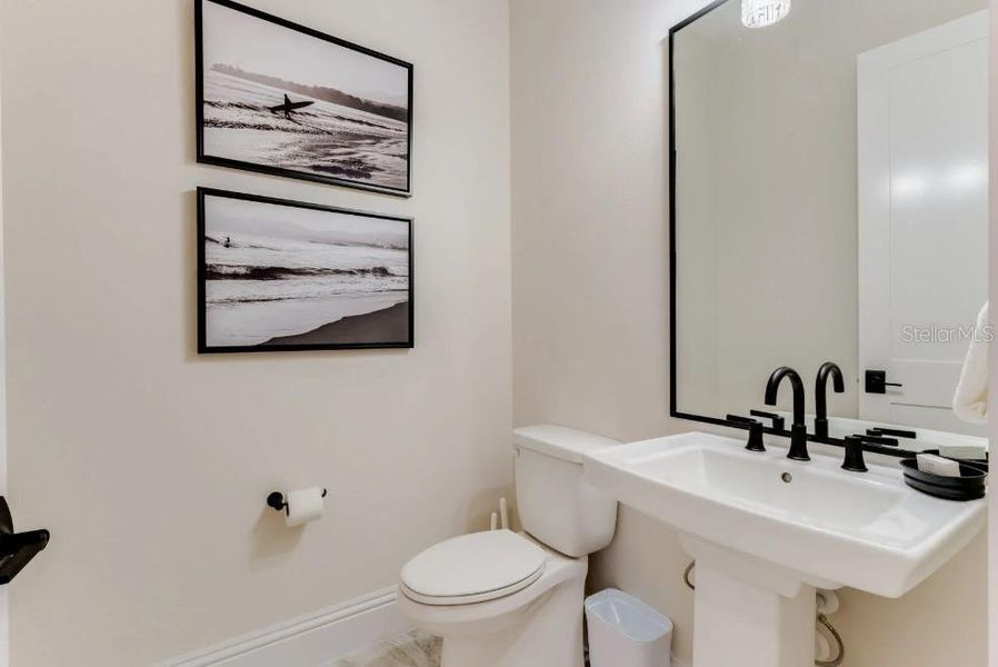 Furnished interior view inside a new home in , Reunion (Image 47).