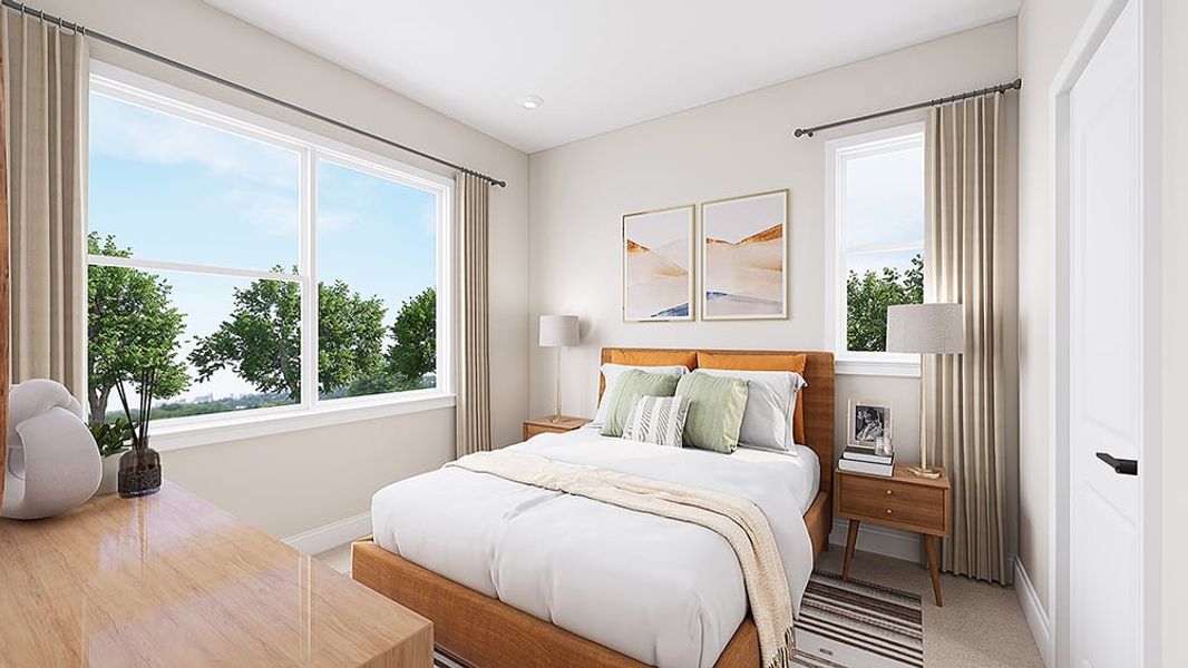 Furnished interior view inside a new home in Archer Row, Charlotte (Image 19).