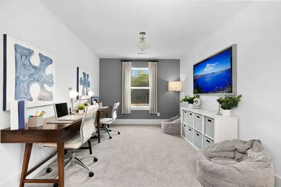 Representative furnished interior of a home built from the TA2100 by True Homes in Edgewater - The Groves, Lancaster (Image 15). Representative furnished interior of a home built from the TA2100 by True Homes in Edgewater - The Groves, Lancaster (Image 15).