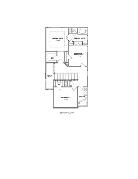 2D floor plan layout of this home in Park Hill Villas, Stafford, TX (Image 3). 2D floor plan layout of this home in Park Hill Villas, Stafford, TX (Image 3).