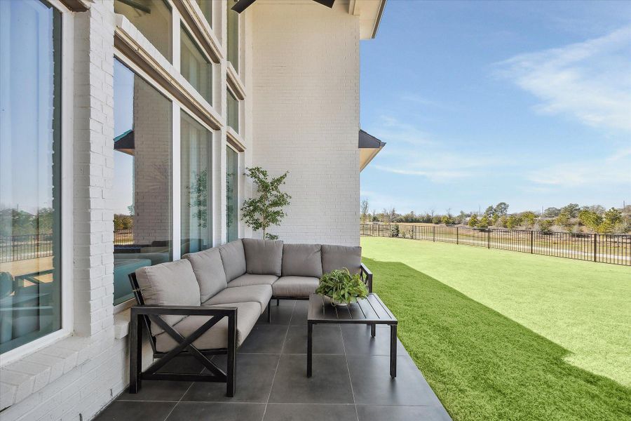 Exterior details and patio area of a home in Cross Creek West, Fulshear (Image 3). Exterior details and patio area of a home in Cross Creek West, Fulshear (Image 3).