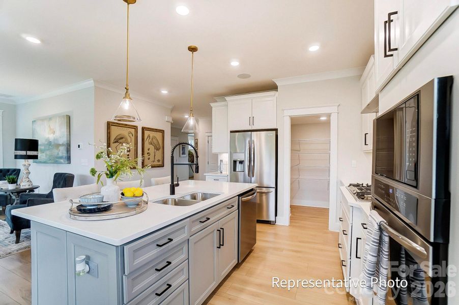 Furnished interior view inside a new home in Caldwell Forest, Charlotte (Image 5).