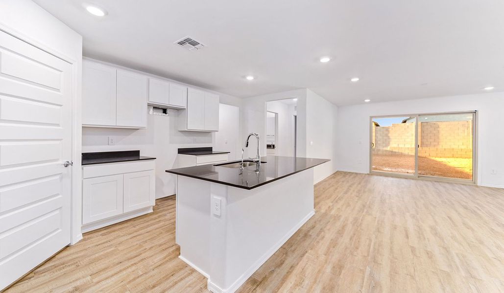 Furnished interior view inside a new home in Blackhawk, Tucson (Image 6).