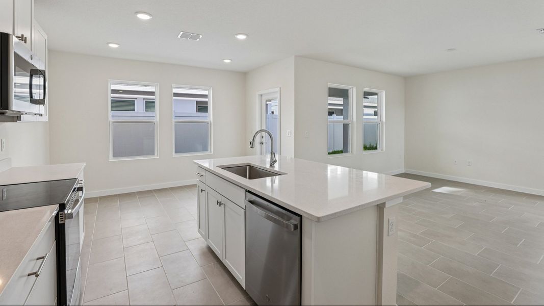 Furnished interior view inside a new home in Cyrene at Harmony, St. Cloud (Image 13).
