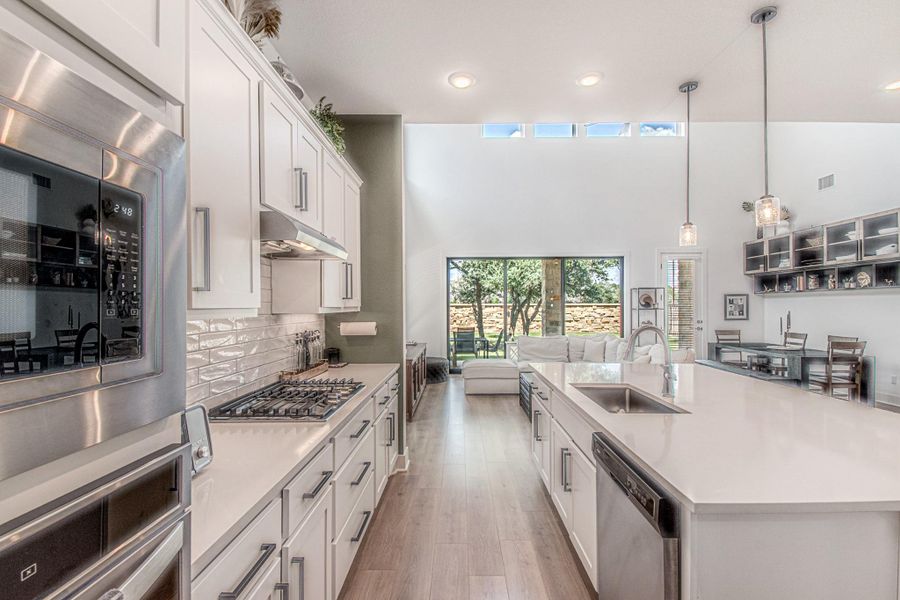 Furnished interior view inside a new home in Parmer Ranch, Georgetown (Image 17).