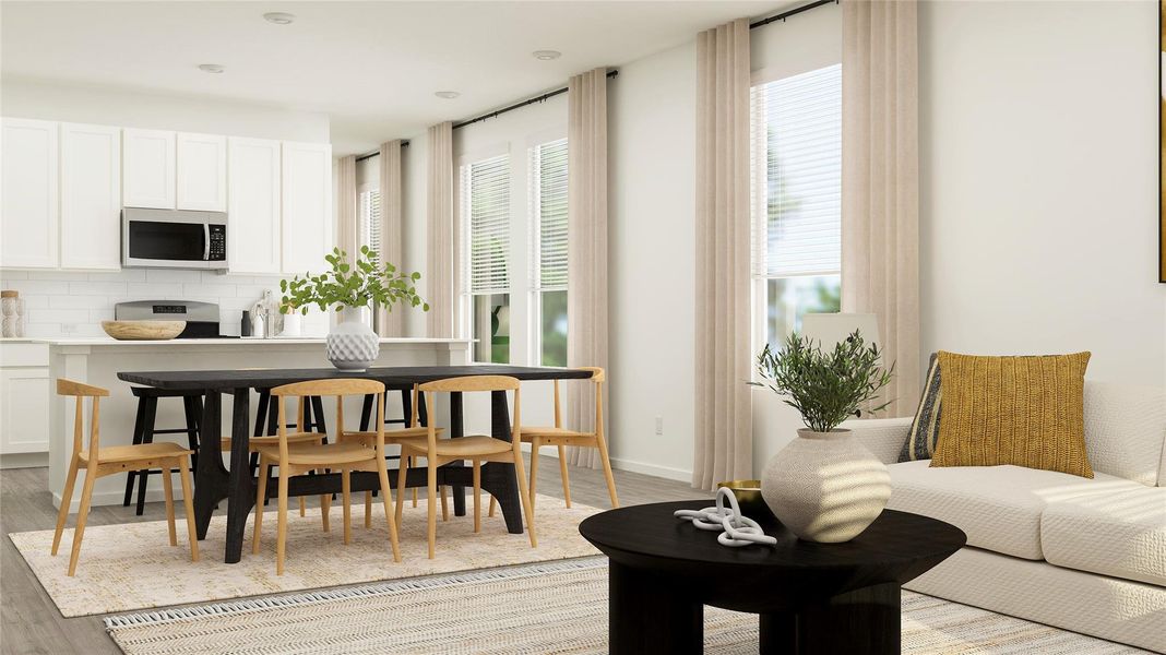 Furnished interior view inside a new home in Elm Creek, Elgin (Image 7).