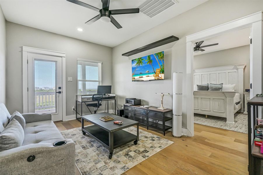 Furnished interior view inside a new home in , Galveston (Image 18). Furnished interior view inside a new home in , Galveston (Image 18).