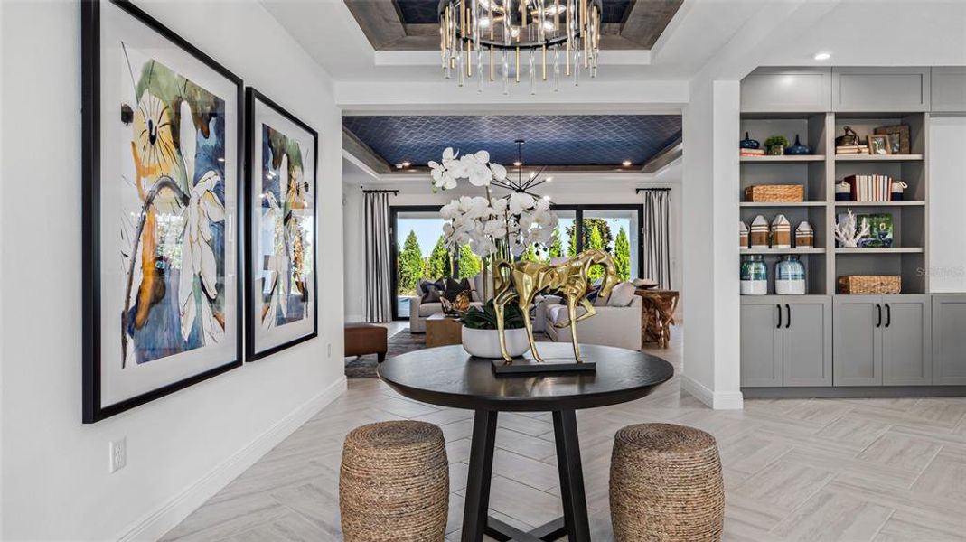 Furnished interior view inside a new home in Cresswind at Lake Harris, Tavares (Image 6).