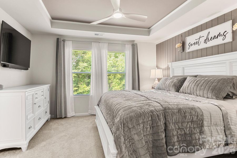 Furnished interior view inside a new home in Hedgecliff Townes, Concord (Image 31). Furnished interior view inside a new home in Hedgecliff Townes, Concord (Image 31).