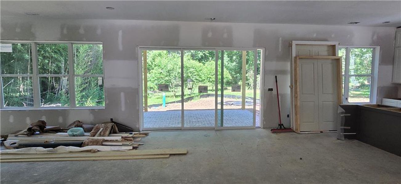 In-progress construction of a new home in , Marietta, GA (Image 54). In-progress construction of a new home in , Marietta, GA (Image 54).