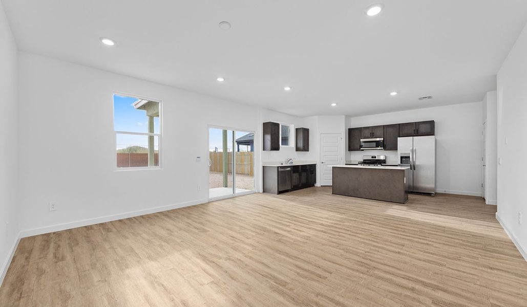 Representative unfurnished interior of a home built from the Elm - C30E by D.R. Horton in Redford Estates, Tucson (Image 18).