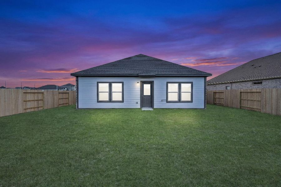Exterior details and patio area of a home in Arabella on the Prairie, Richmond (Image 22).