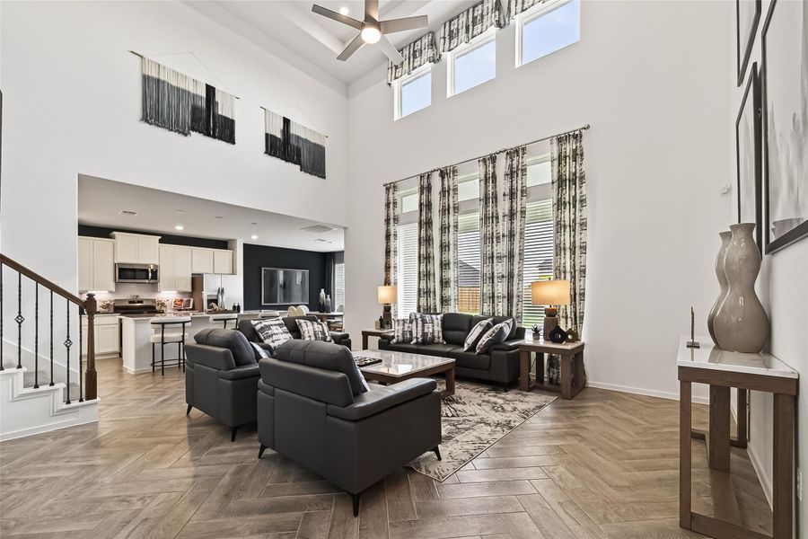 Furnished interior view inside a new home in Rates starting as low as, Iowa Colony (Image 11).