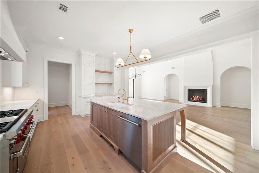 Furnished interior view inside a new home in , Alpharetta (Image 6).