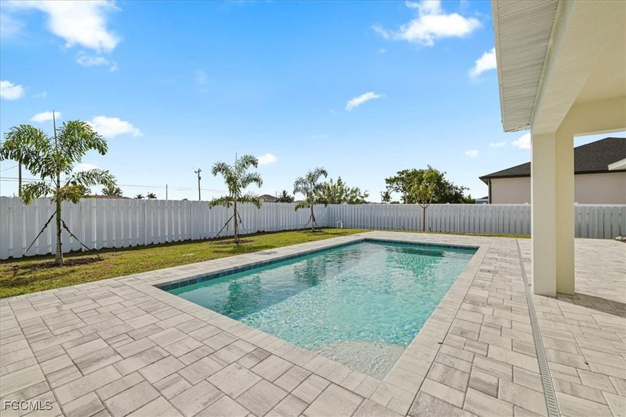 Exterior details and patio area of a home in Cape Coral, Cape Coral (Image 23).