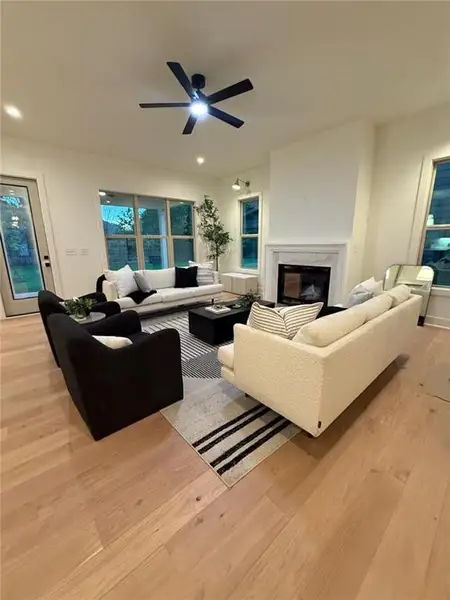Furnished interior view inside a new home in , Atlanta (Image 4).