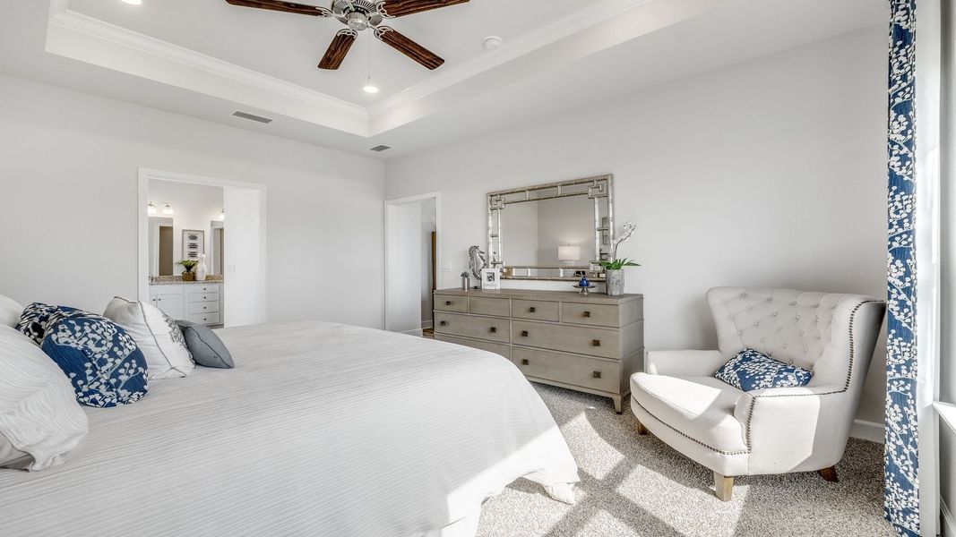 Furnished interior view inside a new home in Hodges Bayou Plantation, Panama City (Image 24).