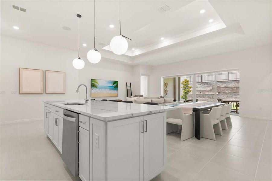 Furnished interior view inside a new home in , Winter Garden (Image 13).