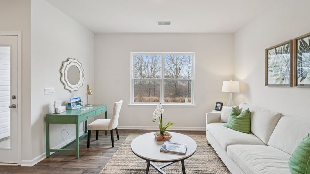 Furnished interior view inside a new home in Brookside Ridge Townhomes, Greer (Image 5).