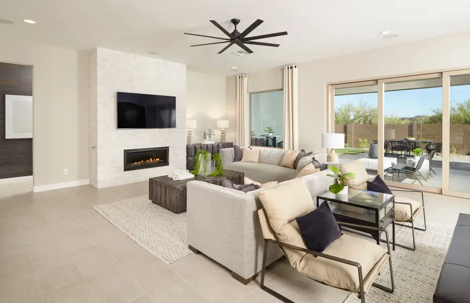 Representative furnished interior of a home built from the Harmony by Del Webb in Sun City Festival, Buckeye (Image 7). Representative furnished interior of a home built from the Harmony by Del Webb in Sun City Festival, Buckeye (Image 7).