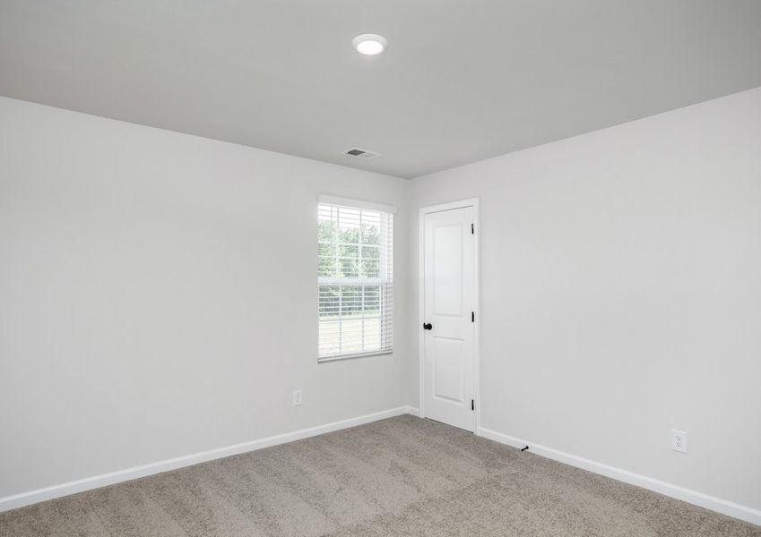 Each bedroom has a closet