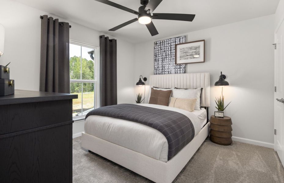 Furnished interior view inside a new home in Poets Walk, Whitsett (Image 8).