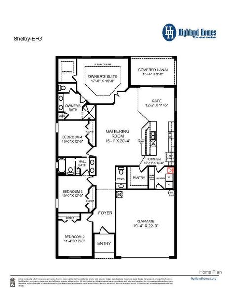 Shelby - Home Layout