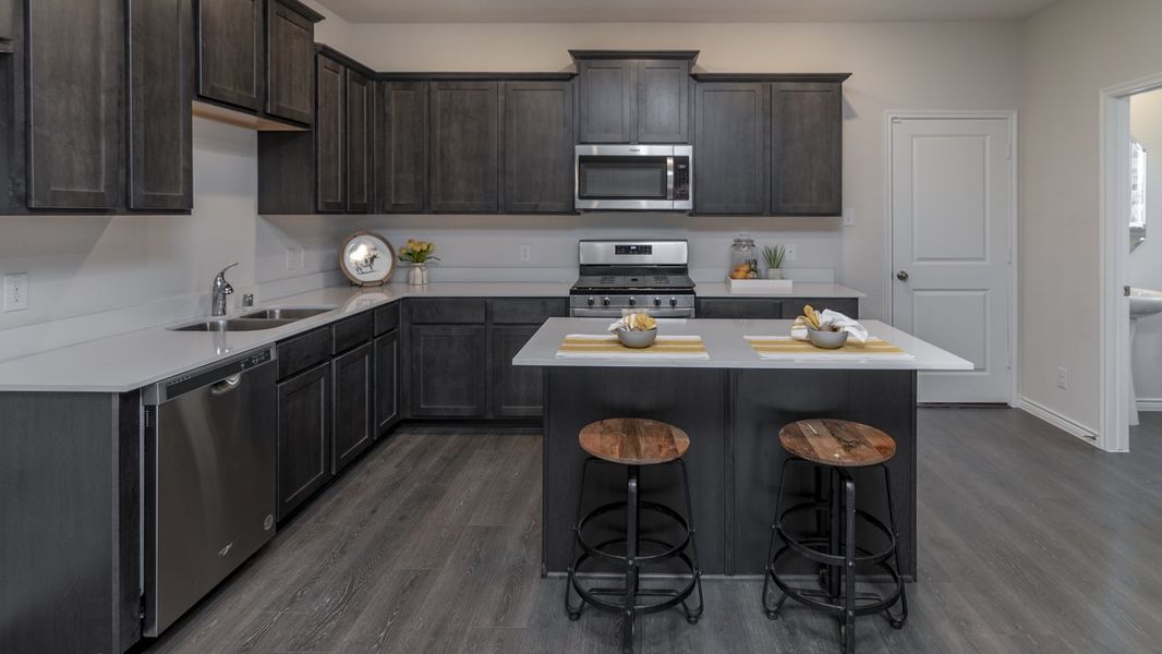Furnished interior view inside a new home in Liberty Crossing, Royse City (Image 5).