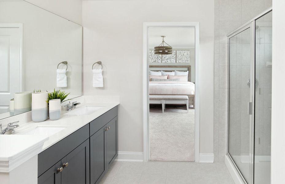 Furnished interior view inside a new home in Salem Bay, Beaufort (Image 9).