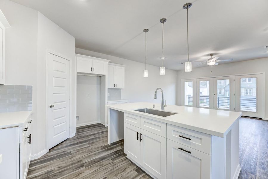 Furnished interior view inside a new home in Townsen Landing, Humble (Image 8).