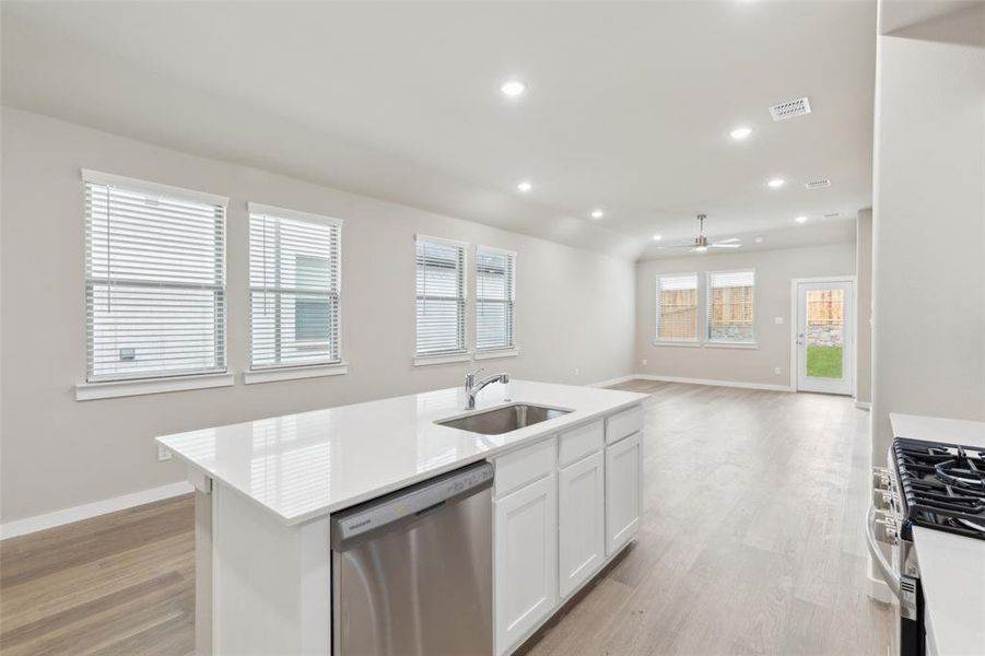 Furnished interior view inside a new home in Eastridge, McKinney (Image 12). Furnished interior view inside a new home in Eastridge, McKinney (Image 12).