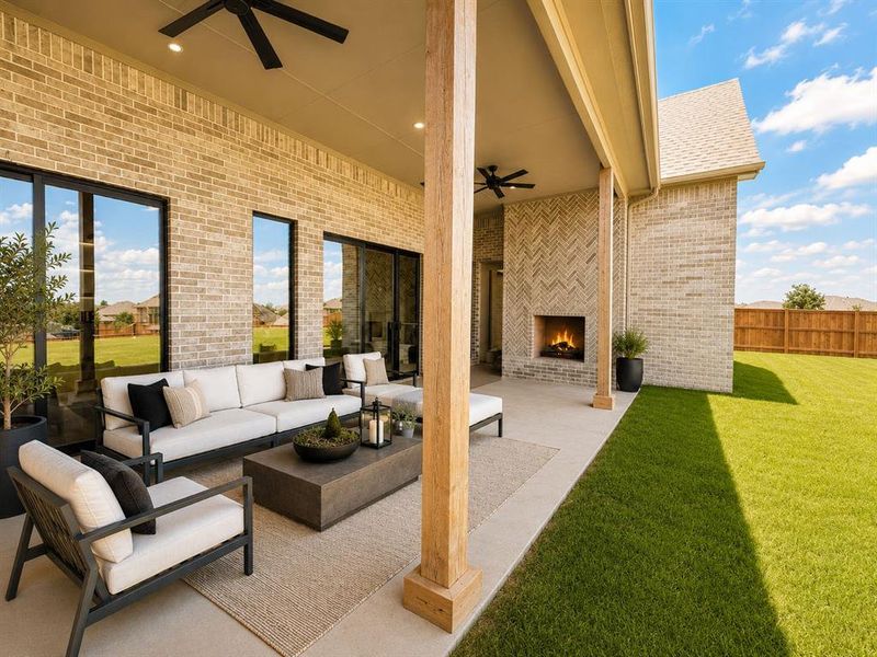 Exterior details and patio area of a home in , Forney (Image 3). Exterior details and patio area of a home in , Forney (Image 3).
