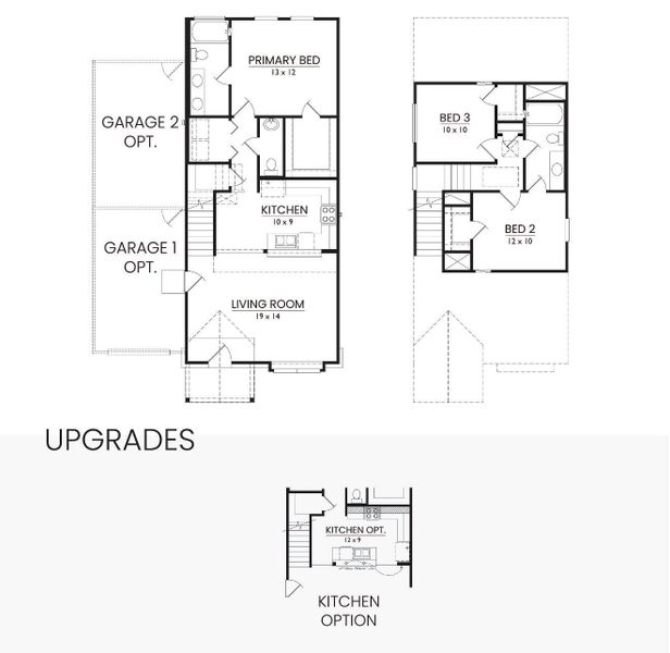 2D floor plan layout of this home in East Gate Villas, Willis, TX (Image 2). 2D floor plan layout of this home in East Gate Villas, Willis, TX (Image 2).