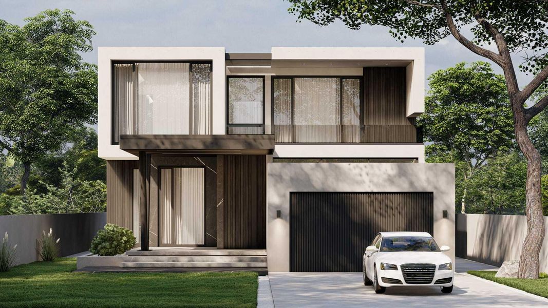 Front exterior of a new home in , Delray Beach, FL, highlighting curb appeal (Image 6).